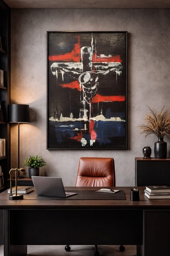 Quadro acrilico cristo in - cristo,