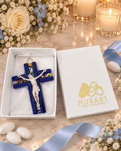 Murart croce piccola vetro - piccola,