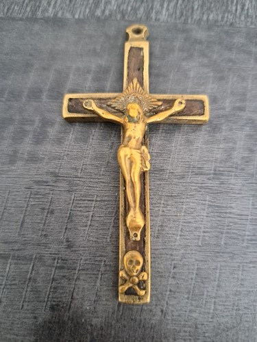 Antico crocifisso metallo - antico, _