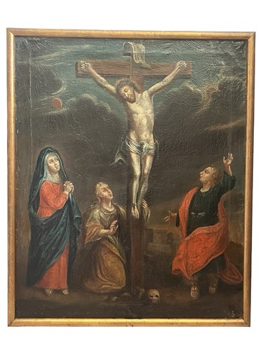 Dipinto sacro barocco cristo - dipinto,