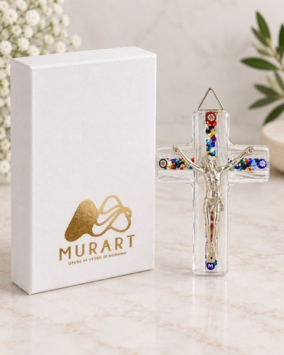 Murart croce piccola vetro - piccola,