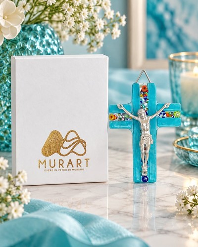 Murart croce piccola vetro - murart,