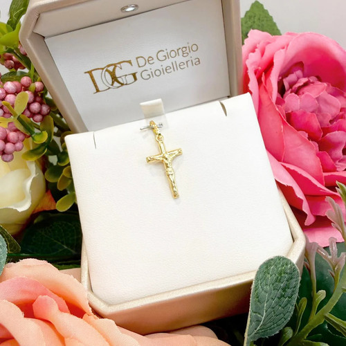 Ciondolo croce con cristo - ciondolo,