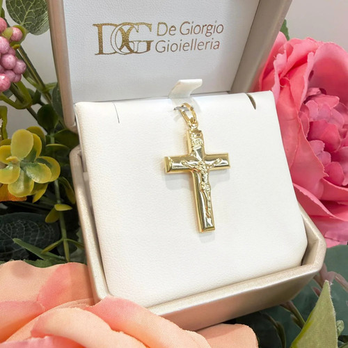 Ciondolo croce con cristo - ciondolo,