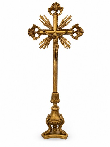 Croce altare con cristo in - croce, 'altare
