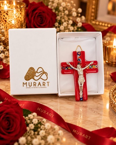 Murart croce piccola vetro - croce,