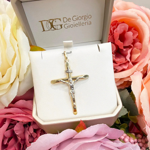 Ciondolo croce con cristo - croce, da