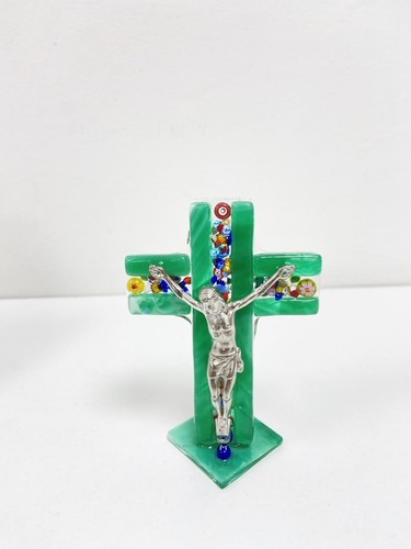Murart croce con base - croce, vetro
