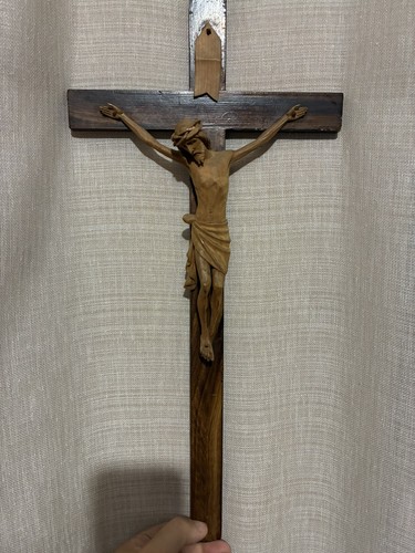 Vecchio crocifisso legno - vecchio,