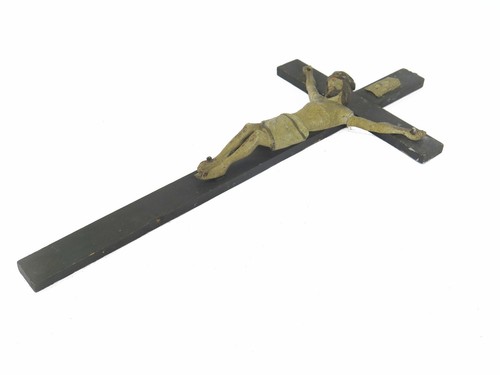 Antico crocifisso legno - antico,