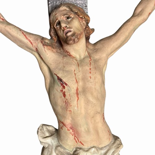 Crocifisso cartapesta 1700 - 1700, xxl